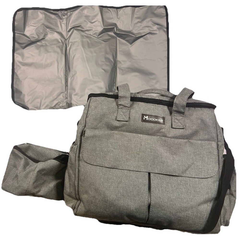 Modoker Suitcase Carry-On Travel Diaper Bag Handles Shoulder Strap Pockets